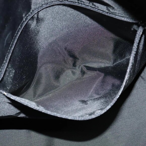 Burberrys Black label Hand Bag Canvas 2way Black Auth ti3104 - Picture 11 of 16